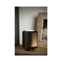 Lucide TURBIN - Tafellamp - Ø 10,6 cm - LED - 1x5W 3000K - Zwart