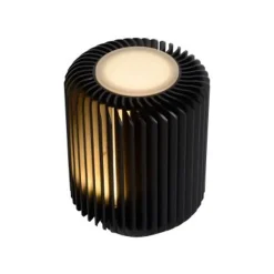 Lucide TURBIN - Tafellamp - Ø 10,6 cm - LED - 1x5W 3000K - Zwart