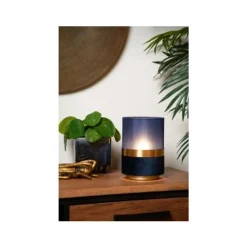 Lucide TUSSE - Tafellamp - Ø 15 cm - 1xE14 - Blauw