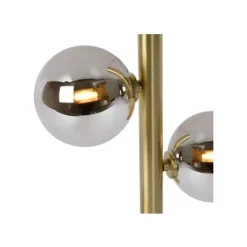 Lucide TYCHO - Vloerlamp - 4xG9 - Mat Goud / Messing