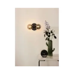 Lucide TYCHO - Wandlamp - 2xG9 - Zwart