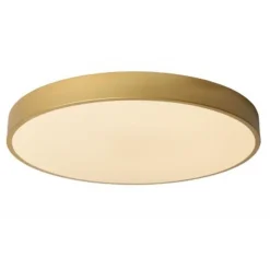 Lucide UNAR Plafonnière-Mat Go.-Ø49,5-LED Dimb.-36W-2700K