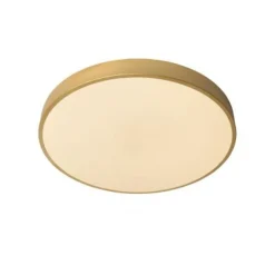 Lucide UNAR Plafonnière-Mat Go.-Ø49,5-LED Dimb.-36W-2700K
