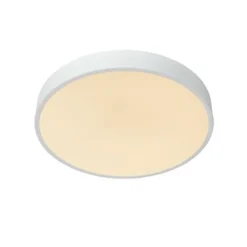 Lucide UNAR Plafonnière-Wit-Ø39,5-LED Dimb.-24W-2700K