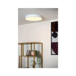 Lucide UNAR Plafonnière-Wit-Ø39,5-LED Dimb.-24W-2700K