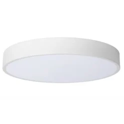 Lucide UNAR Plafonnière-Wit-Ø39,5-LED Dimb.-24W-2700K