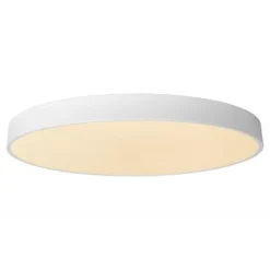 Lucide UNAR Plafonnière-Wit-Ø60-LED Dimb.-60W-2700K
