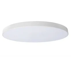 Lucide UNAR Plafonnière-Wit-Ø80-LED Dimb.-80W-2700K
