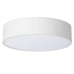 Lucide UNAR Plafonnière-Wit-Ø20-LED Dimb.-12W-2700K
