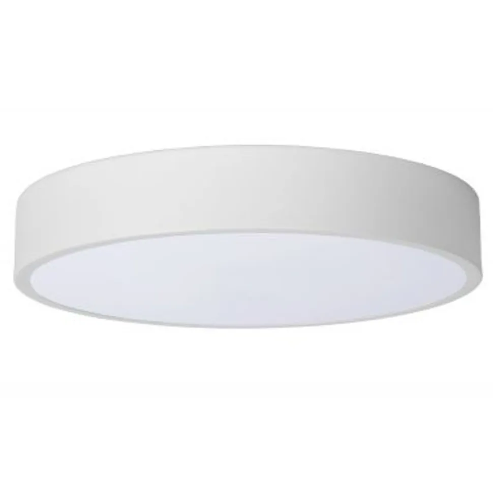 Lucide UNAR Plafonnière-Wit-Ø30-LED Dimb.-18W-2700K