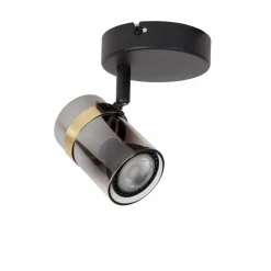 Lucide UPTON Wandspot-Fumé-1xGU10-40W-Glas