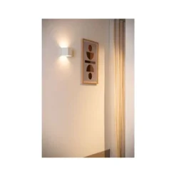 Lucide VERTIGO Wandlamp-Wit-LED Dimb.-6W-2700K-5V-IP54