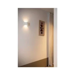 Lucide VERTIGO Wandlamp-Wit-LED Dimb.-6W-2700K-5V-IP54