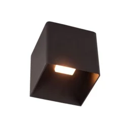 Lucide VERTIGO Wandlamp-Zwart-LED Dimb.-6W-2700K-5V-IP54