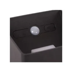 Lucide VERTIGO Wandlamp-Zwart-LED Dimb.-6W-2700K-5V-IP54