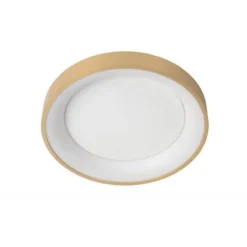 Lucide VIDAL - Plafonnière - Ø 28 cm - LED Dimb. - 1x21W 2700K - Mat Goud / Messing Lucide