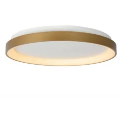 Lucide VIDAL - Plafonnière - Ø 48 cm - LED Dimb. - 1x38W 2700K - Mat Goud / Messing Lucide