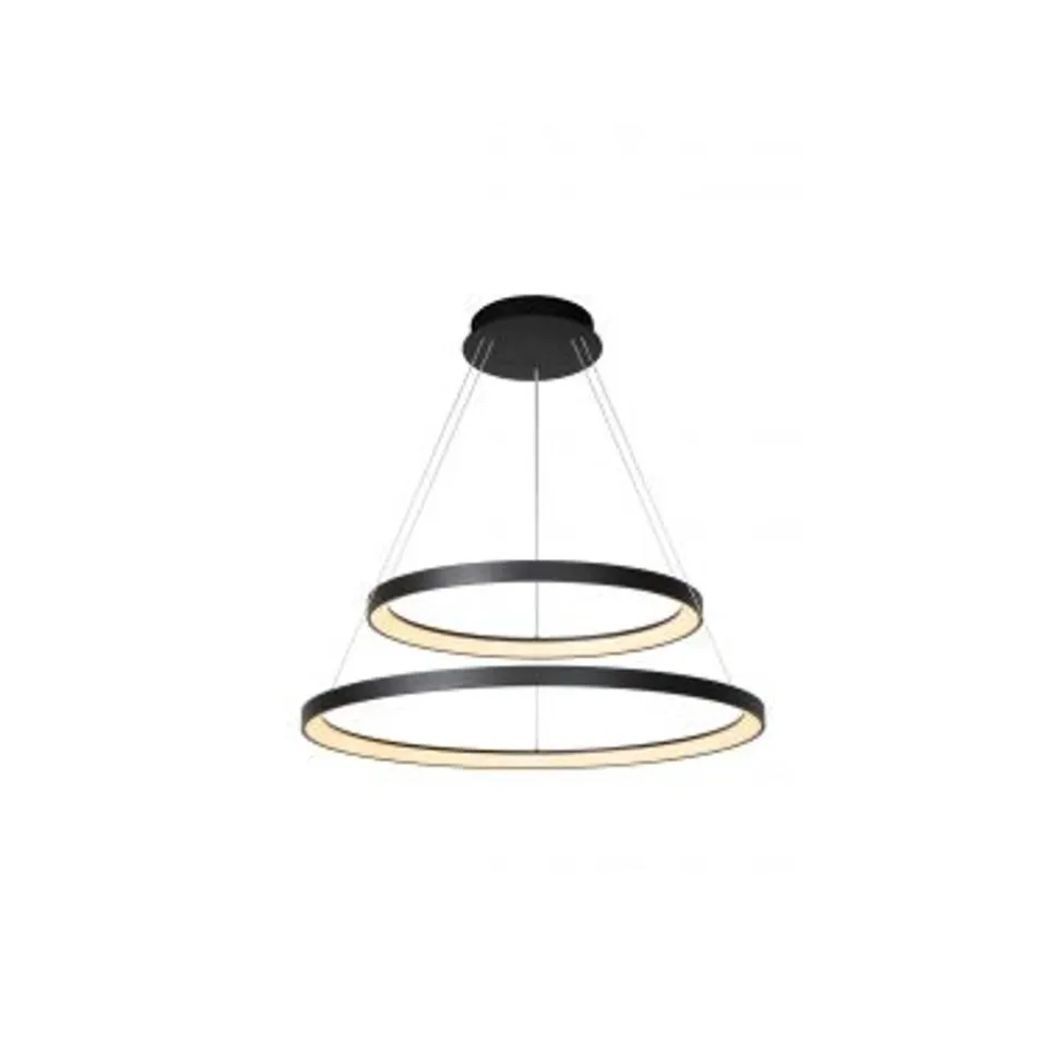Lucide VIDAL Hanglamp-Zwart-Ø78-LED Dimb.-92W-2700K