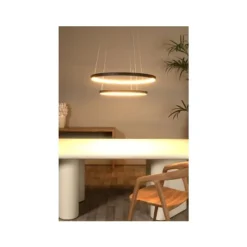 Lucide VIDAL Hanglamp-Zwart-Ø78-LED Dimb.-92W-2700K