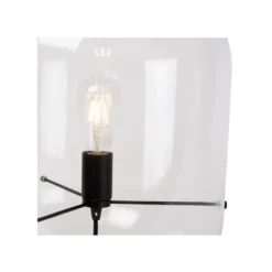 Lucide VITRO Tafellamp-Transp.-Ø35-1xE27-60W-Glas