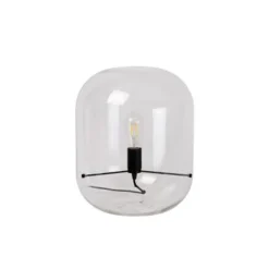 Lucide VITRO Tafellamp-Transp.-Ø35-1xE27-60W-Glas