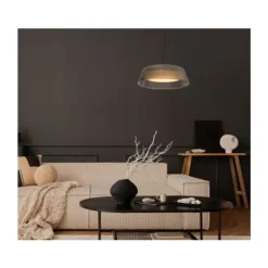 Lucide VIXI Hanglamp-Fumé-Ø45-LED Dimb.-22,6W-2900K-Glas