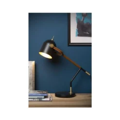 Lucide WAYLON - Bureaulamp - 1xE27 - Zwart