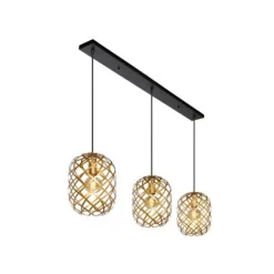 Lucide WOLFRAM Hanglamp-Mat Go.-3xE27-60W-Metaal