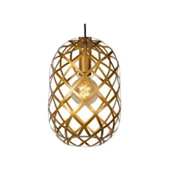 Lucide WOLFRAM Hanglamp-Mat Go.-3xE27-60W-Metaal