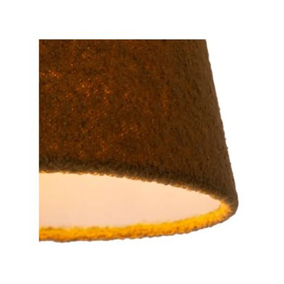 Lucide WOOLLY Hanglamp-Groen-Ø28-1xE27-60W-Katoen