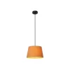 Lucide WOOLLY Hanglamp-Okerge.-Ø28-1xE27-60W-Katoen