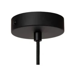 Lucide WOOLLY Hanglamp-Okerge.-Ø28-1xE27-60W-Katoen