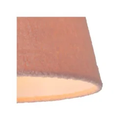 Lucide WOOLLY Hanglamp-Roze-Ø28-1xE27-60W-Katoen