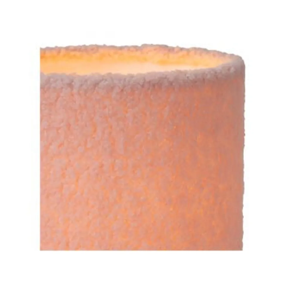 Lucide WOOLLY Tafellamp-Roze-Ø16-1xE14-40W-Katoen