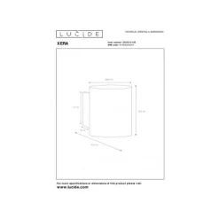 Lucide XERA - Wandlamp - Ø 8 cm - 1xG9 - Zwart