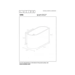 Lucide XERA - Wandlamp - 1xG9 - Zwart