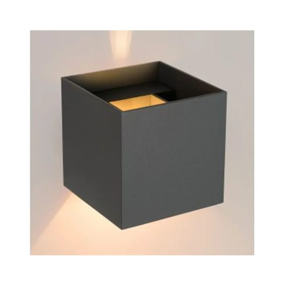 Lucide XIO - Wandlamp - LED Dimb. - G9 - 1x4W 2700K - Grijs Lucide
