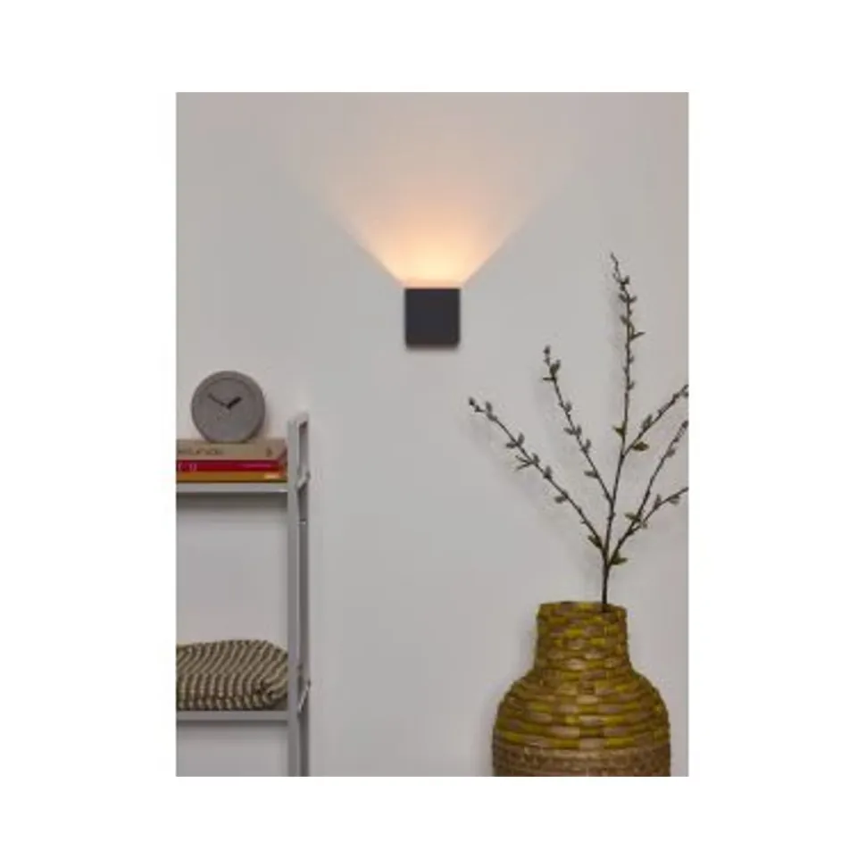 Lucide XIO - Wandlamp - LED Dimb. - G9 - 1x4W 2700K - Grijs Lucide