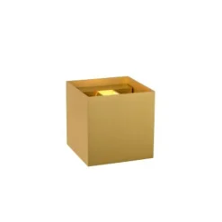 Lucide XIO Wandlicht Vierkant G9/3.5W 350LM 2700K Mat gou