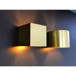 Lucide XIO Wandlicht Vierkant G9/3.5W 350LM 2700K Mat gou