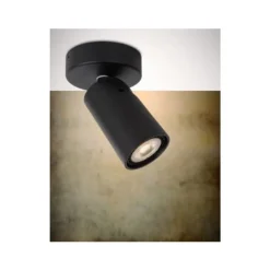 Lucide XYRUS Spot GU10/5W incl. DTW D9 H12.5cm Zwart