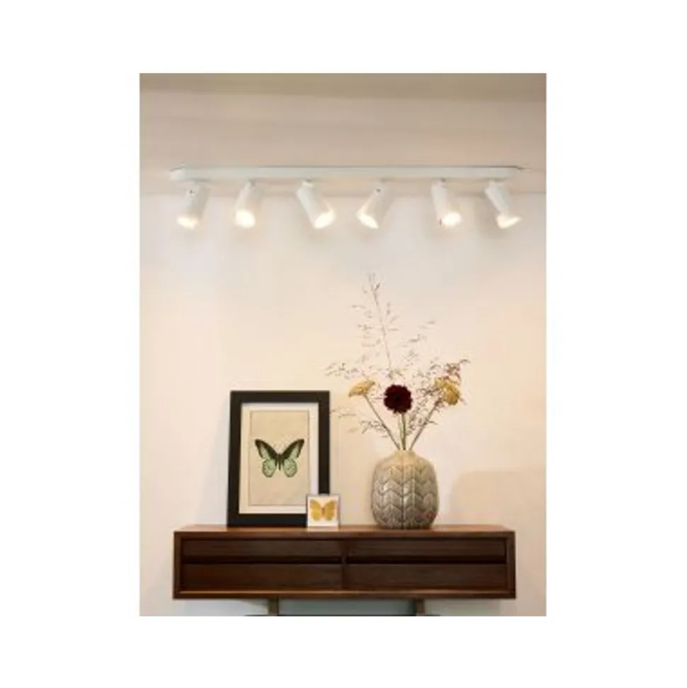 Lucide XYRUS Spot 6xGU10/5W incl. DTW L84 W14 H12.5cm Wit