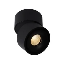 Lucide YUMIKO - Plafondspot - Ø 7,8 cm - LED Dimb. - 1x10W 2700K - Zwart Lucide