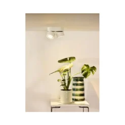 Lucide YUMIKO - Plafondspot - Ø 7,8 cm - LED Dimb. - 2x10W 2700K - Wit Lucide