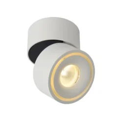 Lucide YUMIKO - Plafondspot - Ø 7,8 cm - LED Dimb. - 1x10W 2700K - Wit Lucide