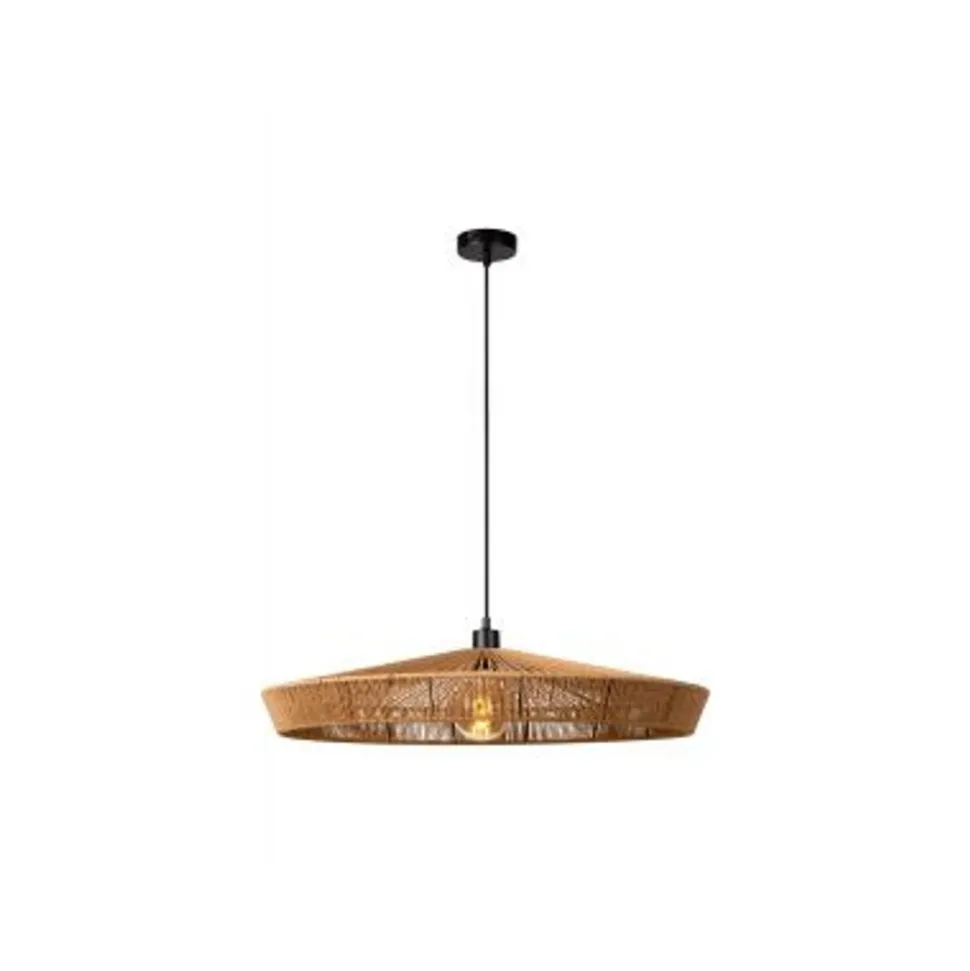 Lucide YUNKAI Hanglamp-Nature.-Ø70-1xE27-60W-Papier