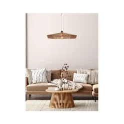 Lucide YUNKAI Hanglamp-Nature.-Ø70-1xE27-60W-Papier