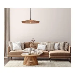 Lucide YUNKAI Hanglamp-Nature.-Ø70-1xE27-60W-Papier