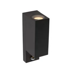Lucide ZARO IR Wandspot Buiten-Zwart-2xGU10-7W-IP65