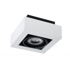 Lucide ZEFIX Plafondspot 1x Gu10/12W DTW Wit
